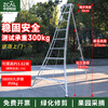 Zhongchuang aluminum alloy ladder orchard ladder tripod ladder orchard picking ladder garden work ladder garden fruit tree pruning 98009 (nine-step ladder height 2.7m)