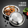 MAXCOOK Thickened 304 Stainless Steel Dishes 24CM MCWAPD24 Wider and Deeper, Resistant to Falling