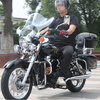 Storm Prince Motorcycle Prince Heavy Duty Motorcycle Can Be Licensed 200 Long Distance Rider Motorcycle Avenue Glider Retro Street Car Rebel Bright Black Brand New 200 Air Cooling + Disc Brakes + Side Bags + 15 Upgrades