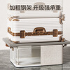Nature House Tianshan Cotton and Linen Storage Basket Wardrobe Storage Box Sorting and Layering Artifact Clothes Storage Box Storage Box Organizing Box Thickened Tianshan Cotton and Linen Built-in Steel Frame Washable (47*28*20) Upgraded PP Bottom Plate No Odor