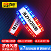 Baige Shoulder Light Red and Blue Flashing Warning Light Security Duty Patrol Portable Shoulder Clip LED Flash Cycling Night Running Charging Model B Pay attention to safety CW560749