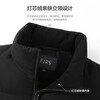 Shanshan (FIRS) 300g Duck Down Graphene Down Jacket Men's Winter New Warm Heavyweight Thick Stand Collar Jacket 752 Black L (175) Down Filling 285g