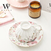 WOOCH Sweet Series Cups and Saucers Gift Boxes, Light Luxurious Exquisite Coffee Cups, Engagement Gifts, and Newlyweds Housewarming Souvenirs