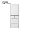 Hitachi (HITACHI) 401L multi-door refrigerator imported from Japan, small-sized classic vacuum preservation, automatic ice making, dormancy preservation, rapid refrigeration, crystal white R-XG420KC