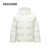 Skechers New Year's Gift Down Jacket Winter Hooded Warm Jacket Casual Short Coat Same Style for Men and Women L324U154