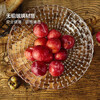 Green apple New Year gift crystal glass Loth series glass thickened fruit plate large size 32cm 12.5 inches
