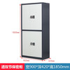 Wanzun double section safe cabinet national security password lock tool cabinet locker gray and white color