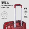 Shamit suitcase 22-inch trolley suitcase, expandable suitcase for male and female students, wear-resistant and scratch-resistant PC154 wine red