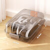 Meikejie Plastic Shoe Box Storage Box Transparent Shoe Box Shoe Cabinet Storage Shoe Rack Internet Celebrity Side Opening Storage Space Saving Thickening Small Size Comes with Drying Tablets + Scent Tablets Nado Gray 1 Trial Model Only One Single Shipment