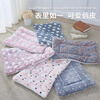 Licheers cat mat pet cat nest sleeping mat winter warm flannel blanket dog sleeping carpet blue starry sky