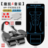 MF Abdominal Wheel Abdominal Muscle Wheel Automatic Rebound Elbow Support Four-Wheel 2024 New Abdominal Roll Abdominal Muscle Training Equipment Abdominal Wheel 4-Wheel Stable Black + Posture Pad (With Kneeling Pad)