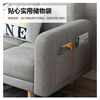 Huakaizhixing sofa bed dual-purpose folding sofa folding bed double-seat technology cloth sofa S96 gray technology cloth 2 meters