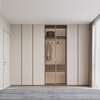 Quanyou (QUANU) whole house custom-made walk-in wardrobe, bedroom fully equipped cloakroom, open storage cabinet furniture, Poly Eco Board 10 customized cabinets (calculated based on projected area)