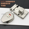 Taishilon bathroom partition door lock stainless steel indicator lock thickened 304 latch lock public toilet partition door lock plus stainless steel indicator lock