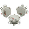 Explosion-proof junction box aluminum alloy dn20 three-way explosion-proof chandelier box AH explosion-proof straight-through 6-point round junction box regular two-level 6-point DN20G3/4