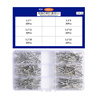 Jinggong core blind rivets, aluminum blind rivets, round head aluminum core blind rivets, boxed 4*10 (100 pcs)