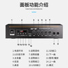 SAST Bluetooth power amplifier for home use, fixed resistance and constant voltage, high power speaker, subwoofer, hifi, stage speaker, karaoke digital home, 100 watt constant resistance and constant voltage Bluetooth power amplifier