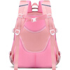 Edison inventor junior high school student schoolbag Belle primary school student large capacity girls' burden-reducing backpack 2260-1 pink large size