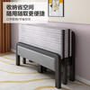 New appearance (no installation) folding bed single bed office lunch break bed home companion bed hard bed iron bed YZC03 bold and thickened 4-fold bed 1.2m wide