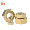 Baodefeng copper hexagonal nut, copper nut, brass screw cap collection, national standard fastener standard parts collection, M1.6 100 pieces