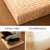 Delfina straw futon cushion on the ground square meditation cushion bay window heightening thickened floor carpet meditation kneeling cushion Pu grass color thick 6CM 40X40CM