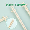 Blue Natural Disposable Chopsticks Commercial Wholesale 1000 Pairs Value-for-money Individually Packaged Round Chopsticks Bamboo Chopsticks Full Box Disposable Tableware