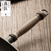 Dianjiang thickened cast iron steak pot wooden handle cast iron striped frying pan uncoated gas stove induction cooker universal 26cm