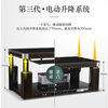 Guiyan Gas Natural Gas Hidden Induction Cooker Heating Table Electric Warming Table Coffee Table Fire Table Stove Electric Heater Energy-saving Home Furniture Heater Lift Yanyun White 1.6 Meter Gas Electric Fierce Double Burner Mobile Caster Zipper Table Cover