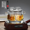 Zheyun wine warmer household hot wine pot yellow wine warmer heat-resistant glass wine set wine divider warmer wine pot wine cup wine warmer eight liang