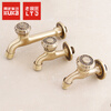 Old Coppersmith (LTJ) Gujia washing machine 4-minute special faucet antique European mop pool faucet all-copper extended household simple 4/6-point dual-use