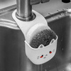 Japanese sink drain basket hanging bag dishwashing faucet storage rack kitchen supplies sink punch-free hanging basket 1 silicone cat drain basket