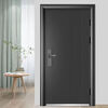 Meikejie home entry door fluorocarbon paint sun protection steel door rental door engineering door entry security door with lock 1970*860 outward opening