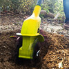 Youlefu electric scarifier, tiller, micro tiller, small household rotary tiller, plowing, digging and trenching, plowing and weeding machine, double-knife scarifier (4.0AH, one battery, one charge)