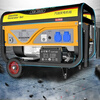 Gasoline generator 220V small 380V three-phase 3000W mini outdoor household 5/6/8KW portable 650w hand start + burning gasoline 220V