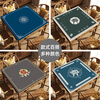 Benzhi mahjong tablecloth thickened sound-absorbing square non-slip wear-resistant chess and card table mat room poker room special egg-beating table mat Shunxinruyi-Coffee color newly upgraded pro model 80*80cm mute effect doubled