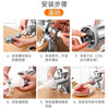 Fully suitable manual meat grinder, multi-functional household sausage enema machine, hand-cranked small vegetable mincer, stainless steel blade grinder