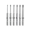 OIMG 5mm flat-head bit 801 electric screwdriver bit S2 steel high hardness electric bit screwdriver bit 2.0-5.0mm flat-head 6-piece set