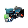 Bosch (BOSCH) Bosch laser level green light GLL380CG wall-mounted instrument high-precision automatic anping line 12 lines GLL3-80CG12-bracket set single electric