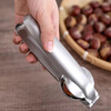 Chestnut opener artifact stainless steel shell opener household chestnut peeling peeling chestnut clip thickened shelling tool thickened stainless steel chestnut clip chestnut claw + armor protector