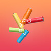 Mijia AA alkaline battery 40 pieces, high cost performance, rainbow color appearance, large quantity packaging
