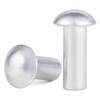Jinggong Jinggong aluminum semicircular solid rivets round head rivets striking aluminum rivets semicircular rivets GB867 20% off 5x8 50 pieces