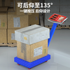 Yongcai (YONGCAI) weighing electronic scale, commercial scale, high-precision electronic scale, charging platform scale, household foldable scale, stall business scale, vegetable selling price counting scale, express scale, industrial scale, 200 kg 40*50 LCD black letter steel key, thickened frame rough plate