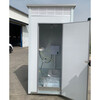 Huili's mobile toilet, bathroom, shower room, integrated household outdoor rural dry toilet park temporary environmentally friendly toilet 1.1*1.1*2.35 meters straight discharge
