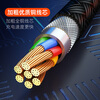 Wuhao one-to-two double-head Huawei Type-c6A charging cable super fast charging suitable for OPPO Apple 1615ProMax Xiaomi vivo Honor two-in-one car data cable set regular version/1.2 meters black gold dual type-c charging cable