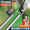 Jingyouyu German high-altitude pruning shears telescopic branch shears special scissors for gardening fruit trees stainless steel thick branch extension high branch shears 1.5 meters stainless steel reinforcement rod + spare blade
