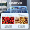 Rongsheng 620L cross-door four-door refrigerator, ultra-thin and ultra-large capacity, first-class energy efficiency, dual drive, frequency conversion, air-cooling, frost-free, sterilization, full ecological freshness, new national subsidy, blue light freshness BCD-620WD19FP
