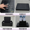 Thickened anti-static parts box plastic plastic turnover box electronic component box black tray square plate mobile phone material box black 01 (150*100*55mm)