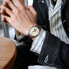 95% new CITIZEN watch men's Japanese and Korean watch automatic mechanical dial belt retro student gift for Chinese Valentine's Day NH9130-17A