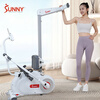 SUNNY sculls rowing machine home magnetically controlled intelligent silent foldable rowing machine indoor weight loss sports fitness equipment elegant white | shoulder exercises | free courses | door-to-door installation