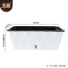 Bei Vegetable Vegetable Planting Box Outdoor Balcony Vegetable Planting Pot Vegetable Planting Large Rectangular Flower Pot Lazy Vegetable Planting Box Large